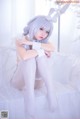 G44不会受伤 Cosplay 碧蓝航线 恶毒皮肤 懒懒的白兔